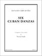 Six Cuban Danzas Guitar and Fretted sheet music cover